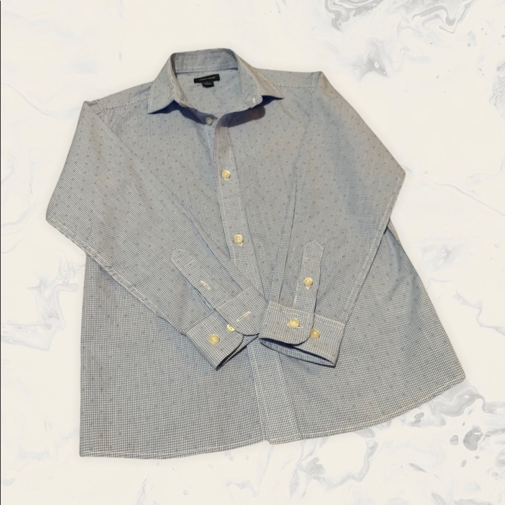 Tommy Hilfiger Baby Blue Long Sleeve Button Up